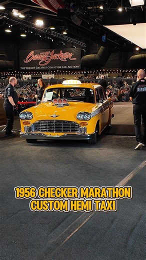 1956 Checker Marathon Custom Hemi Taxi. #shorts #classiccarauction #barrettjackson #classiccars