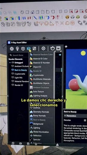 Post producción? 😏😎 #renderelement #vray #vrayforsketchup #sketchup #tutorial #tips