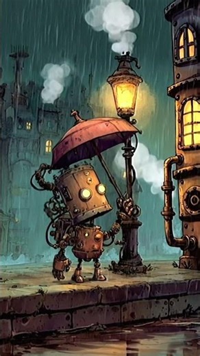 Cozy AI Short in Whimsical Steampunk World