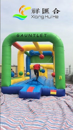 Carnival Style Inflatable Ball Toss Game for Rental Business