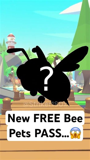 New FREE Bee Pets Pass In Adopt Me...😱#adoptme #roblox