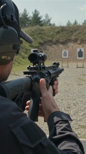 On the Range with the MPT-76 Battle Rifle | Semi & Auto Fire Showcase #shorts
