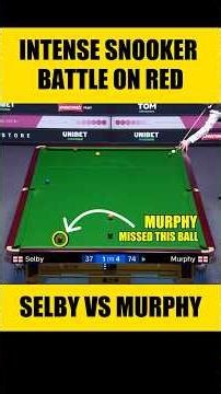 Mark Selby vs Shaun Murphy: Pure Snooker Pressure 😱🔥