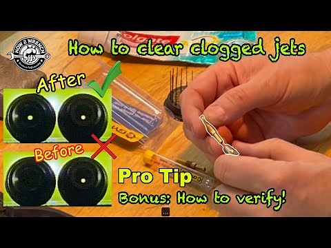 How to clear clogged carburetor jets PRO TIP: What tool and where to buy it! #carburetor