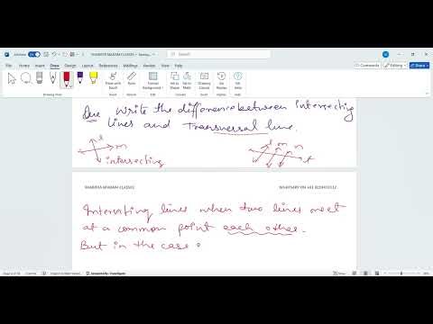 Pairs of Lines and Transversal Angles | Easy Geometry Lesson for Class 8 | ‪@Rekabieshabi‬ part 1