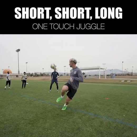 Great small group drill to work on first touch and control