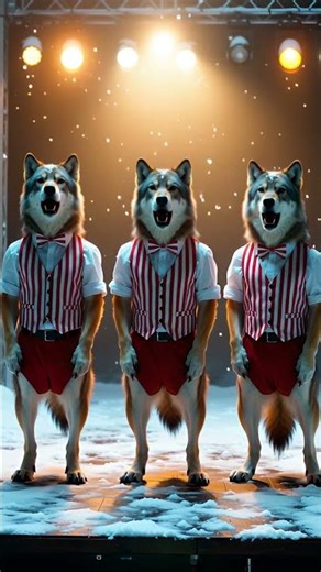 Dancing Wolves Take Over the Stage!
