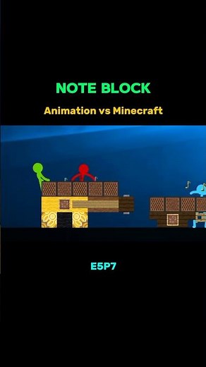 Note Block E5P7 | Animation vs Minecraft | #minecraft #animation @alanbecker⁩