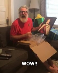 3.4K views · 5K reactions | "This is the PERFECT gift! I ordered this for my husband & he loved it!! His reaction when he opened the portrait was amazing!" - Tracy M. ✅ Over 12,859 Happy Customers ✅ 2,453+ 5 ⭐ Reviews ✅ Made in the  USA ✅ 100% satisfaction guarantee ✅ Just upload a photo & we'll do the rest Get the greatest gift ever & turn anyone into royalty TODAY! ➡ www.turnmeroyal.com | Turn Me Royal | Facebook
