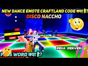 Nacho dance Party code 🥳||craftlands code||