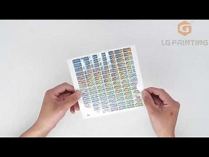 Tamper Proof Hologram Security Stickers