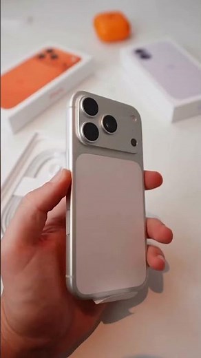 Unboxing iPhone 17 Pro Cinza! #apple #iphone17