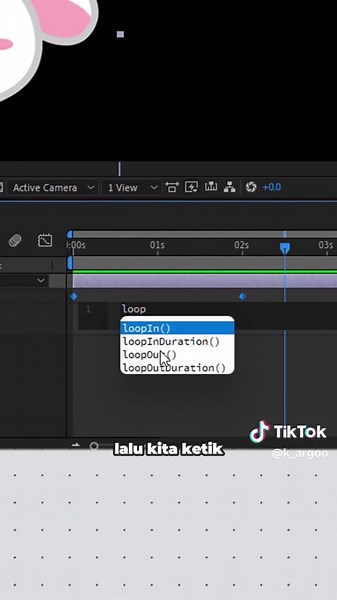 masih copy2 keyframe biar ngeloop? gini cara buat loop keyframe di after effects. 😁🙌#aftereffects #motiongraphics #animasi