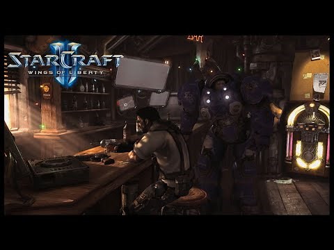 Joey Ray's Bar - StarCraft II |🎧 Ambient Soundscape 🎧| ASMR | Sci-Fi Western Bar