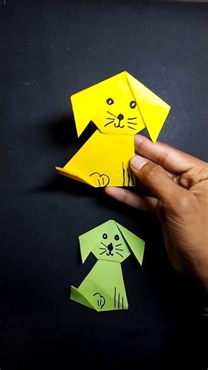 origami paper cat easy craft ideas diy #viralshorts