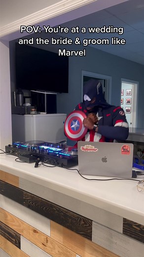 Marvel’s soundtracks are always🔥 #marvel #marvelstudios #avengers #oldschool #wedding