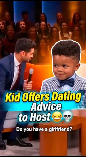 Host Was NOT Ready for This Answer 💀 Kid Offers Dating Advice to Host 😂💀 #shorts #ytshorts #funny