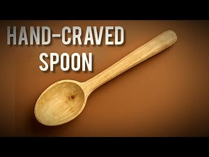 Handcrafted Wooden Spoon | Rustic Wood Carving by Hand