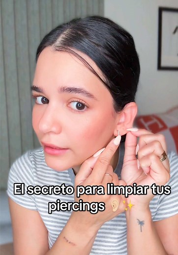 El secreto para limpiar tus piercings y aliviar el dolor
