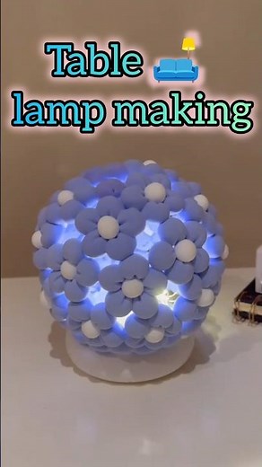 table lamp making 🛋️💡 #diy #homedecor #clay