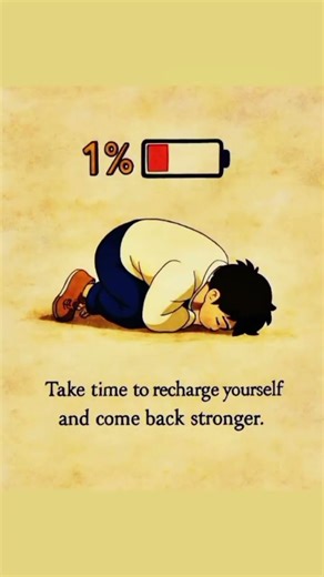 Battery at 1%? Recharge & Rise! 💪🔋 #motivation #inspiration
