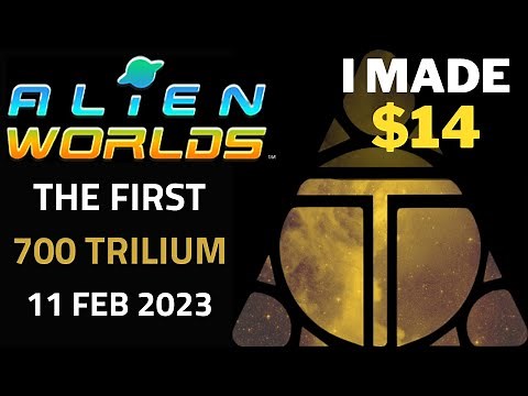 Alien Worlds Tutorial - How I made $14 by mining my first 700 Trilium (TLM) in Alien Worlds crypto