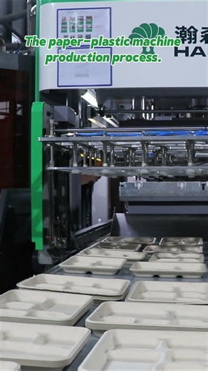 Pulp Moulding Machine for Industrial Product Packaging | Production Process #shorts #pulpmolding