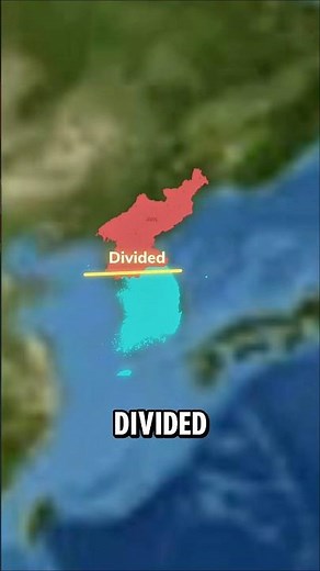 Why is the koreas divided? #geography