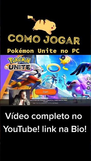 Como jogar Pokémon Unite no PC #pokemonunite #pokemonunitebrasil #pokemonbrasil