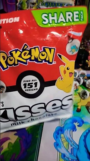 Hersheys Kisses Pokémon 151 Kisses to collect! #pokemon #hersheys #candy #walmart #pokemoncards #fyp