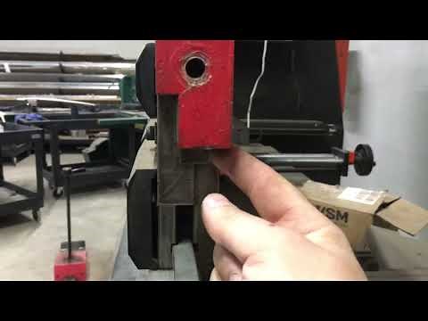 Amada up acting break-press troubleshooting uneven bend angles