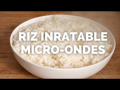 Comment Faire Cuire du Riz Blanc au Micro-ondes ? Il n y a pas plus simple !