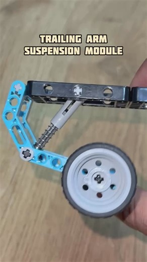 Trailing Arm Suspension Module #lego #legotechnic #suspension #trucks #mechanical #engineering | Bricks Master Builders