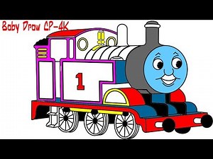 Thomas The Tank Engine Coloring Pages and Draw | Thomas The Train and Friends Coloring For Kids