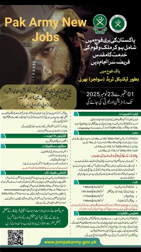 23K views · 137 reactions | Pak Army New Jobs October 2025 #jobs #Pakarmyjobs | Jobs Center | Facebook