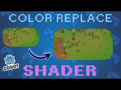 Smooth Grass Color Transitions Between Biomes - Godot Shader Trick