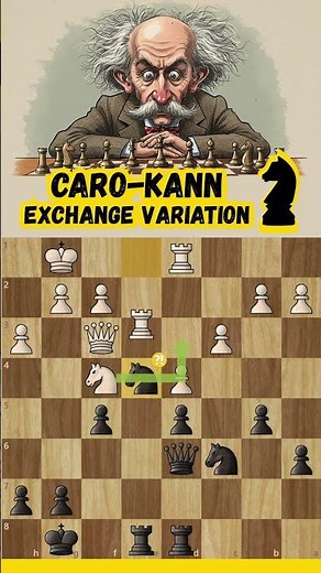 Caro-Kann Exchange Variation | Exciting Chess Game