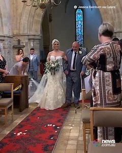 He was told he would never be able to walk again - but he defied all odds to walk his daughter down the aisle. 😍 | News.com.au