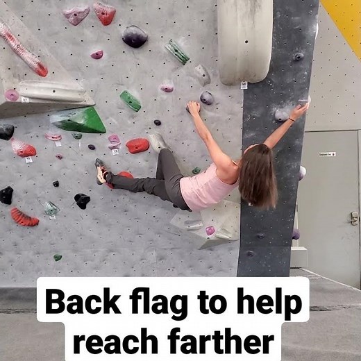 beginner climbing techniques | Flagging & Back Flagging