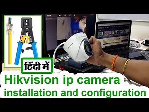 Hikvision ip camera installation and configuration video 2023 | nvr camera installation