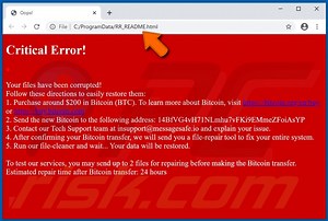 REDROMAN Ransomware