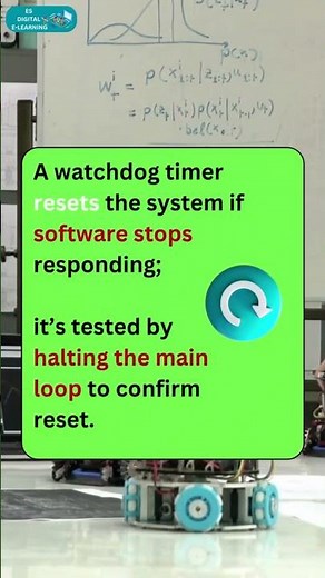 What is a watchdog timer, and how is it tested