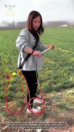Revolutionizing Farm Work: High-Efficiency Power Sprayer in Action! 🌾⚡