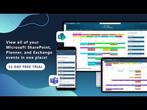 Cloudwell Calendar Overlay for Microsoft Teams and SharePoint