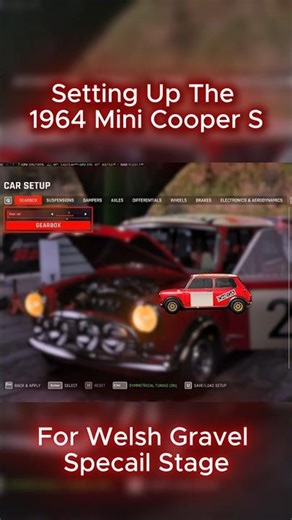 Setting Up Mini Cooper S for Gravel Special Stage #assettocorsarally #rally #simracing #gravel #mini