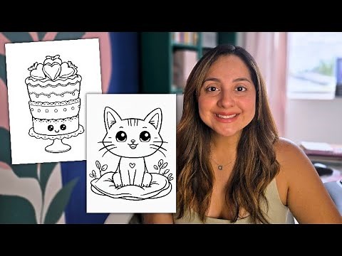 How to Create Coloring Book Pages with AI in Seconds!