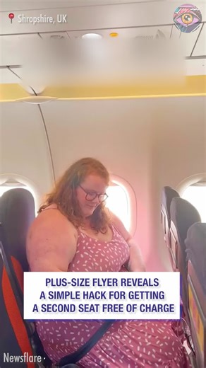 Plus-size flyer shares a tip on how to get 2 seats without paying a penny | Bright Side
