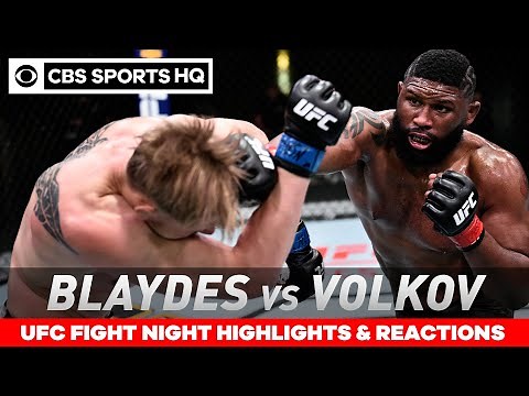 UFC Fight Night Highlights: Blaydes outpoints Volkov with strong wrestling | CBS Sports HQ