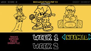 BitCrushed Pixels FNF 1.5 [Friday Night Funkin'] [Mods]