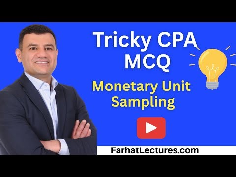 💰 What is Monetary Unit Sampling (MUS) MCQs | AUD